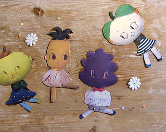 easy paper doll craft for kids