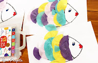 30+ Gambar Kolase Ikan Dari Kertas Warna