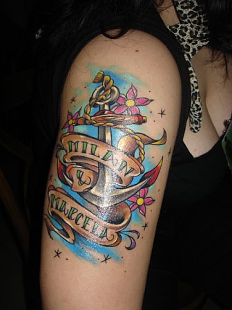 anchor tattoo for pictures