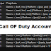 Call of Duty 168x Accounts With Capture ( level , Platform, KDA ) | 9 July 2020