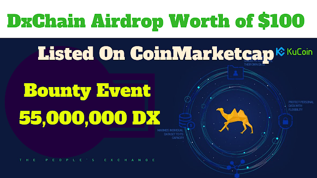 DXChain bounty events (55,000,000 DX)