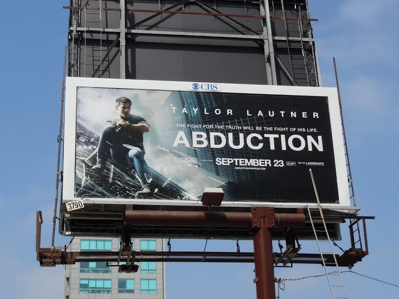 Taylor Lautner Abduction billboard