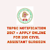 TSPSC Notification 2017 – Apply Online for 205 Civil TSPSC Notification 2017 – Apply Online for 205 Civil Assistant Surgeon Surgeon Specialist