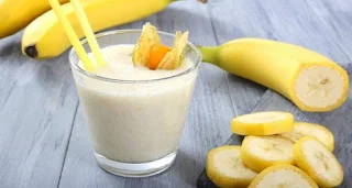 Benefit of banana and milk