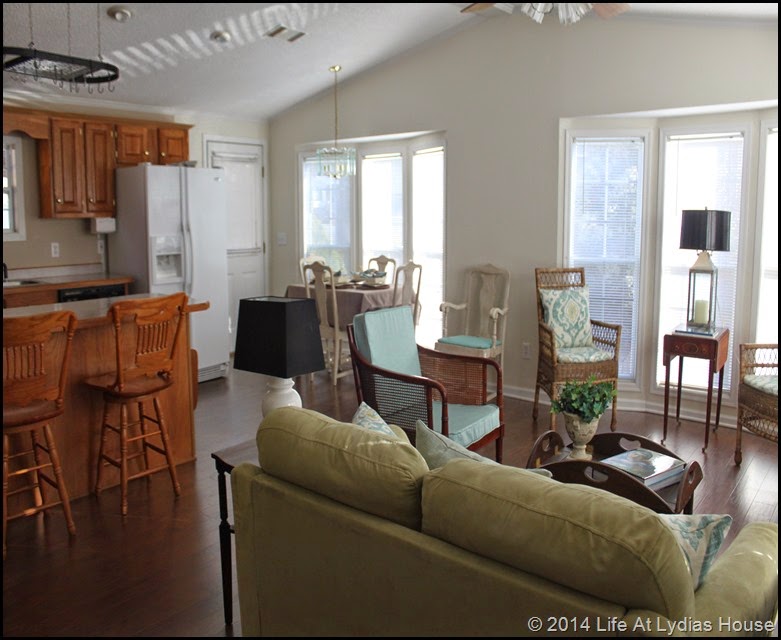 living room after