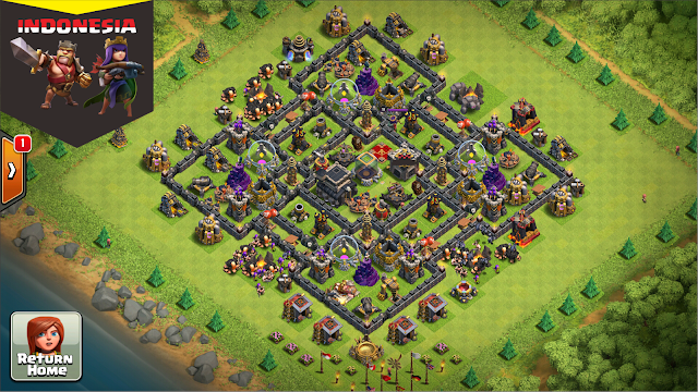 18 Base COC TH 9 Terkuat Di Dunia