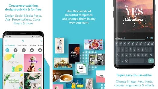 5 Aplikasi  Terbaik untuk Membuat  Poster  di  Android  Nuisonk