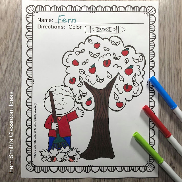 Click Here to Download This Apples Coloring Pages Resource For Your Classroom Today!