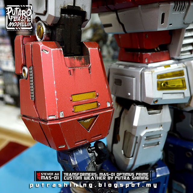 Hasbro Transformers : MAS-01 Optimus Prime 18'' Custom Weather by Putra Shining