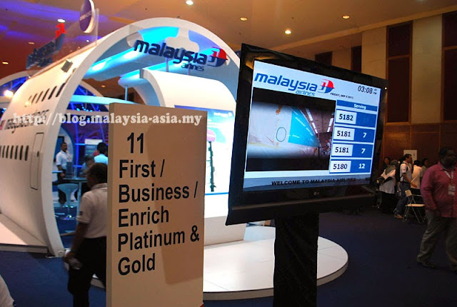 Malaysia Airlines with their numbering system for buying Matta Fair Promotion Tickets