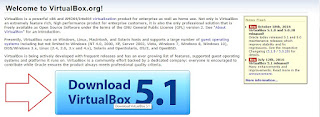 Download and install virtual box