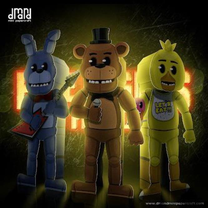 PAPERMAU: Five Nights At Freddy's - Bonnie Timeline Paper Toys - by  Adogopaper