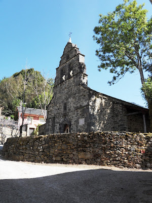 Iglesia de Santa María, Monasterio de Hermo. Grupo Ultramar Acuarelistas