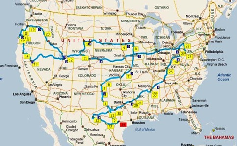 2010 Travel Map2