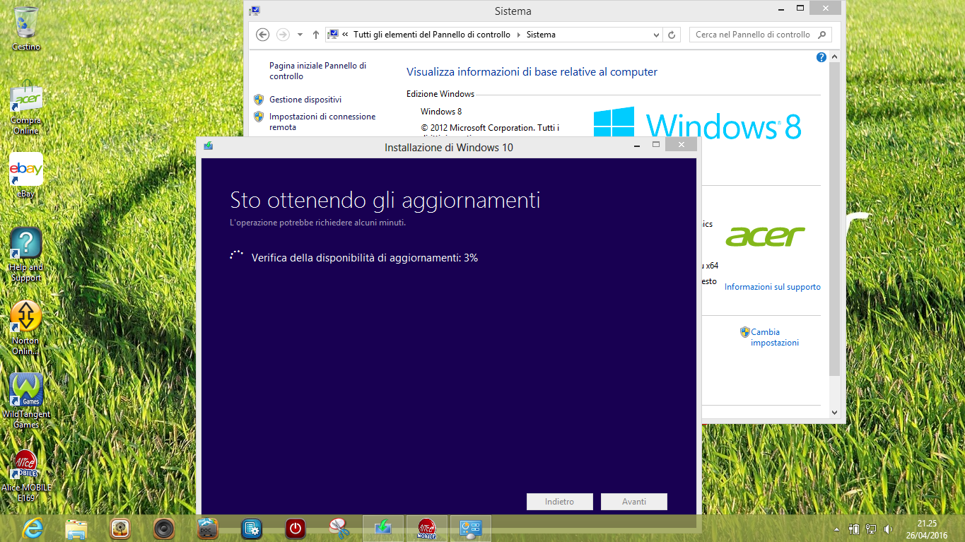 Come mantenere tutte le App e le impostazioni originali di PC Windows 7, 8, 8.1, aggiornando a Windows 10 2 HTNovo