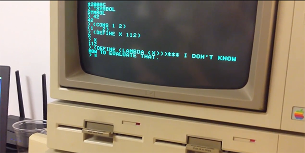 The Apple IIe Becomes a Lisp Machine