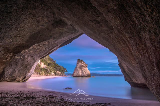 cathedral cove dawn