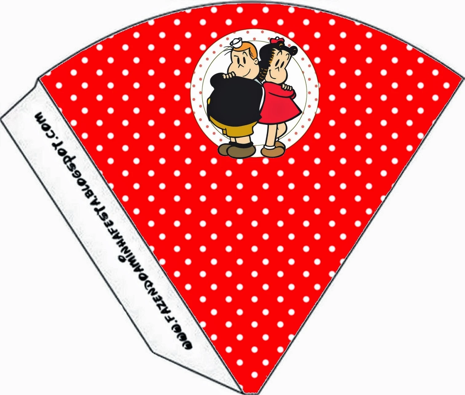 The Little Lulu Show Free Printable Cones.