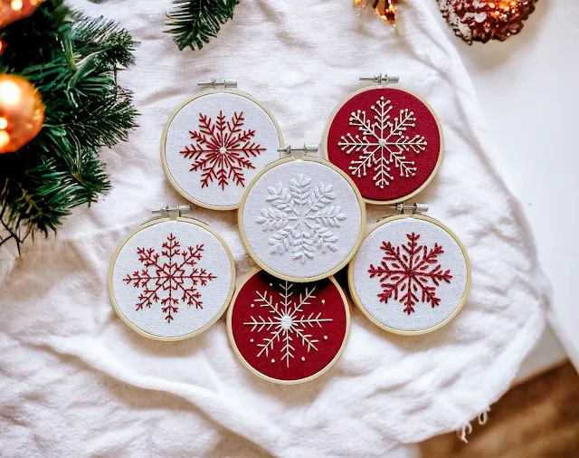 Snowflake Embroidery Set