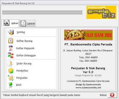 Sistem Penjualan 5.0 - Free 