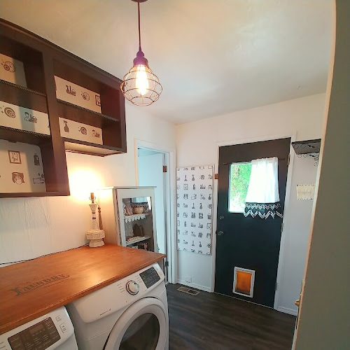 Laundry Room Makeover - Walls and Cabinets