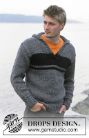 DROPS knit hoody pattern