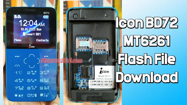 Icon BD72 Flash File MT6261