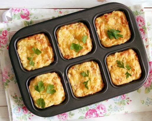 Pastel de papa con queso al horno