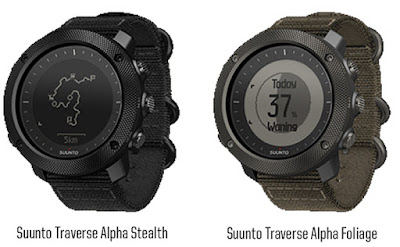 Suunto traverse alpha stealth and foliage