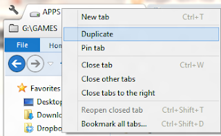 clover tab context menu