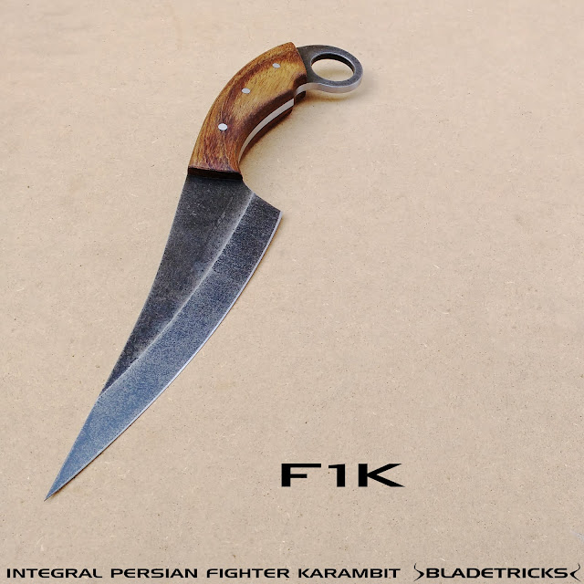 Pau ferro handle scales hand sculpted master knife maker Bladetricks