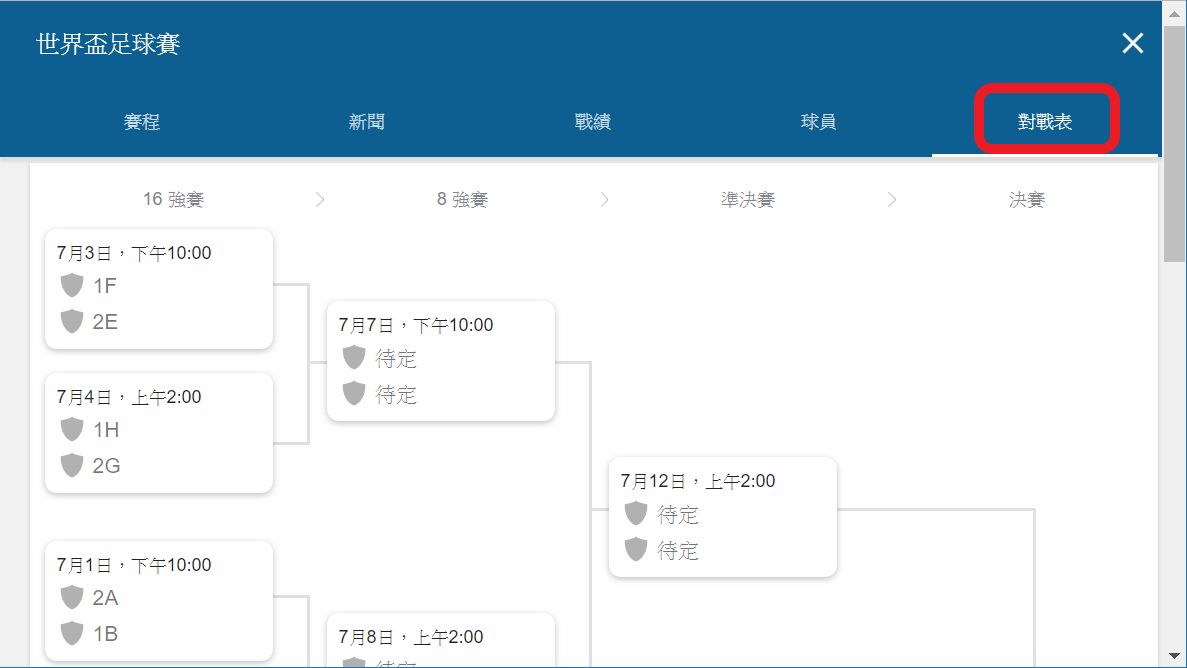 2018 世足賽網路直播免費看