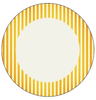 Golden Crown in Yellow and Blue, Toppers or Free Printable Candy Bar Labels.