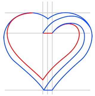 تعلم طريقة رسم قلب ثلاثي الأبعاد