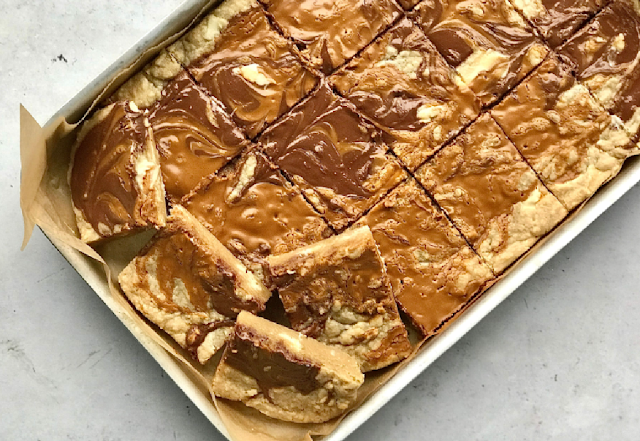 Biscoff & Nutella Blondies