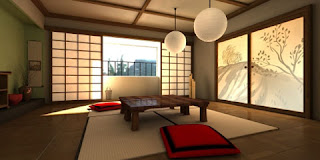 Simple Japanese-style living room