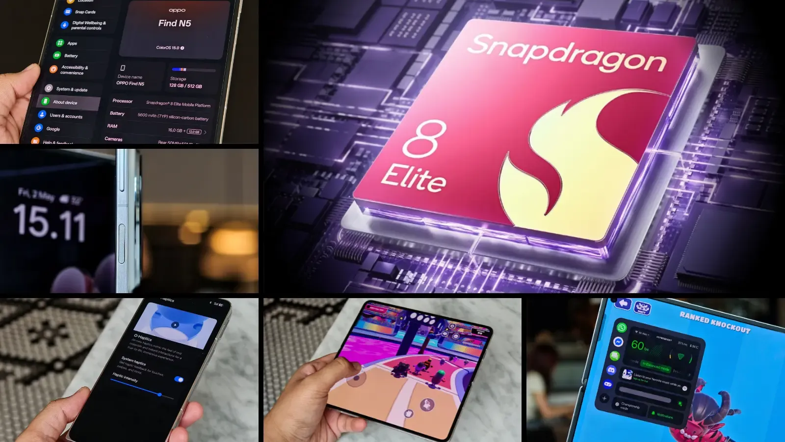Performance and ease of use of the Oppo Find N5 foldable phone