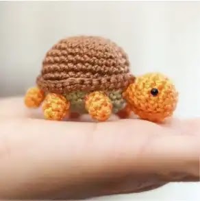 Mini Tortuga a Crochet