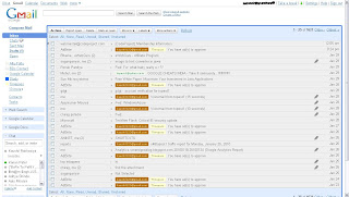 Gmail User Interface without theme