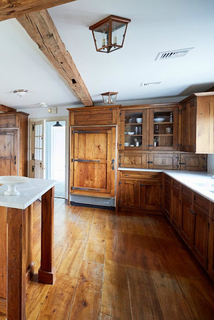 Before image of modern farmhouse kitchen renovation by One Kings Lane - found on Hello Lovely Studio