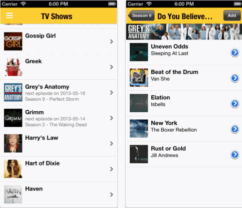 Heard on TV para iOS