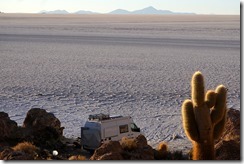 Standplatz auf Salar