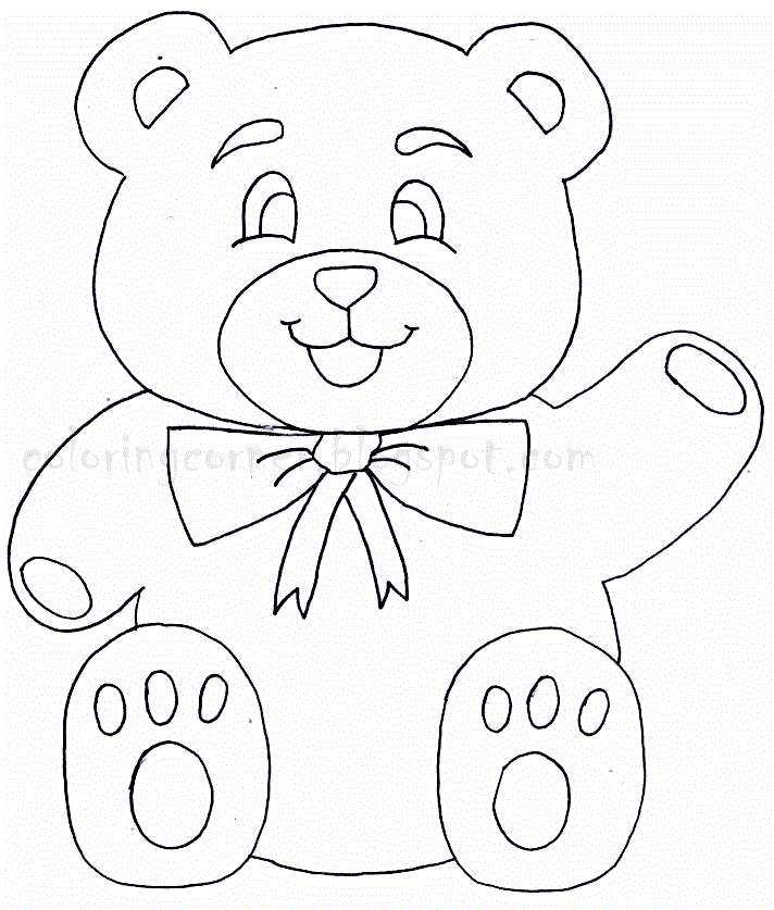 Brown Bear Coloring Page