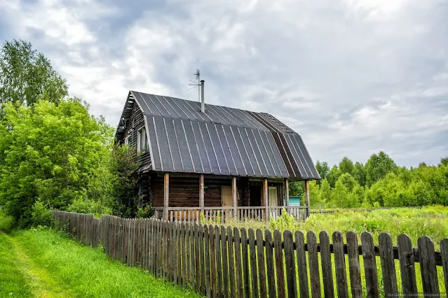 Старый, деревенский дом