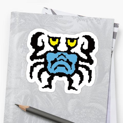 Redbubble:Grumpy blue crab man