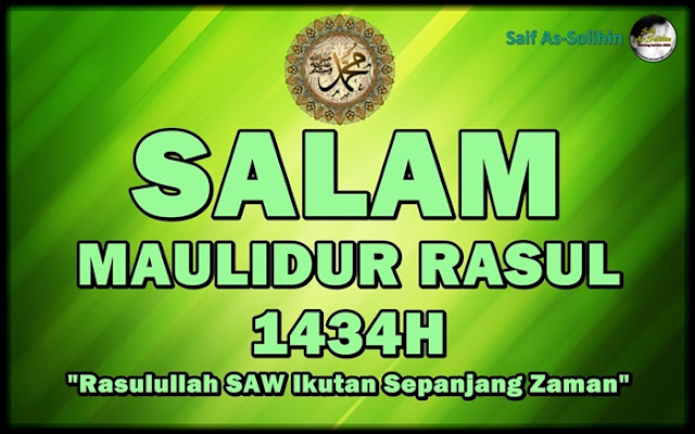 Saiful Zaini: Salam Maulidur Rasul 1434H