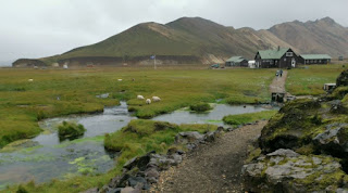 Camping de Landmannalaugar. Islandia, Iceland