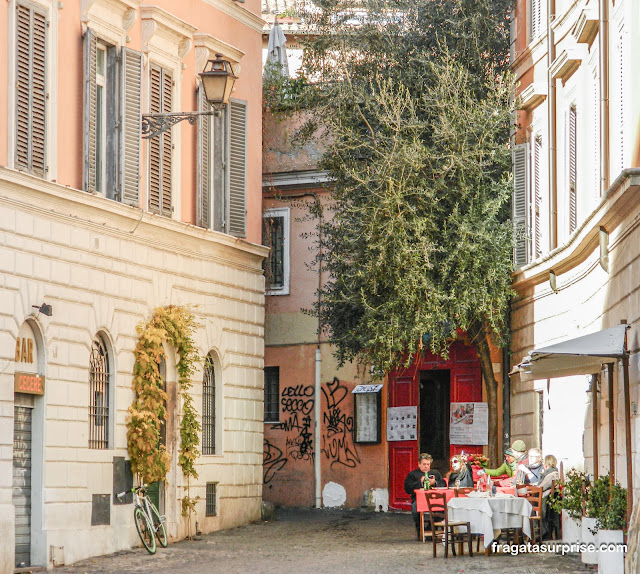 Restaurante no Trastevere