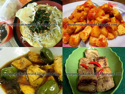 Aneka Resep Masakan Tahu Olahan yang Enak dan Mudah RESEP MASAKAN PRAKTIS ANEKA OLAHAN TAHU