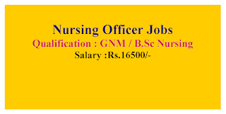 Nursing Officer Jobs in CMHO Bilaspur